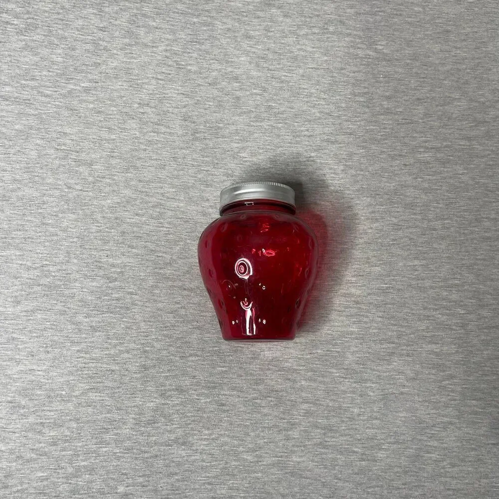 Ruby Red Plastic Strawberry 20oz Tumbler Bottle